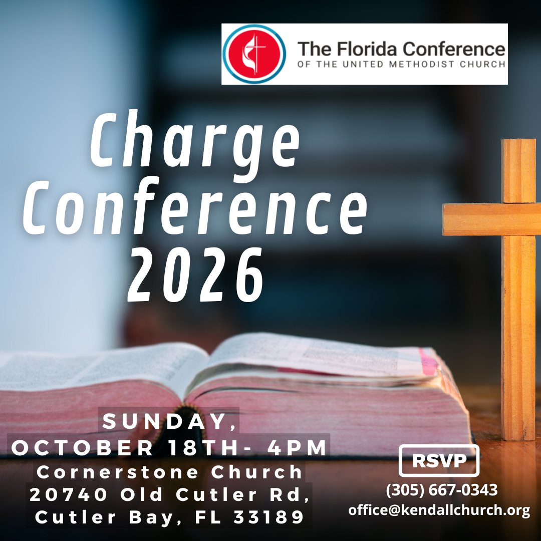 Charge Conference - October 18 at 4pm