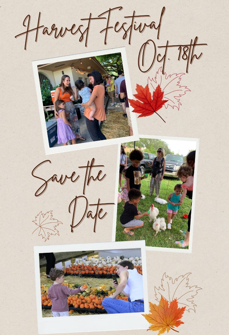 Harvest Festival - October 18