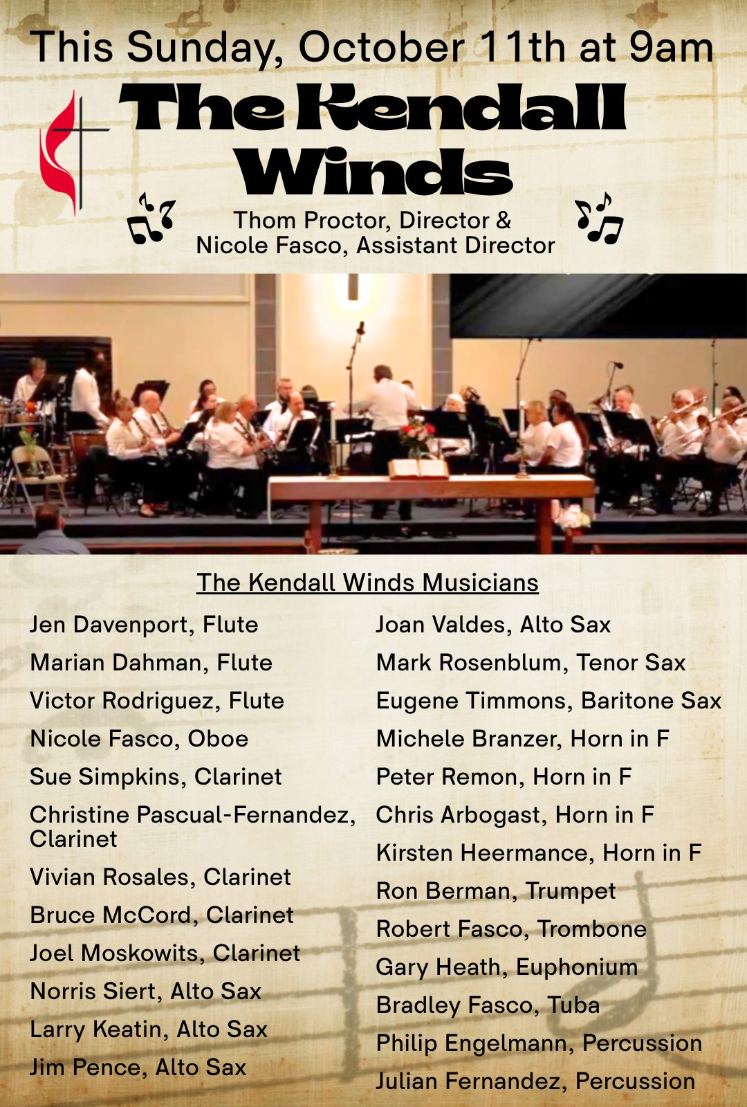 Kendall Winds - October 11 at 9am