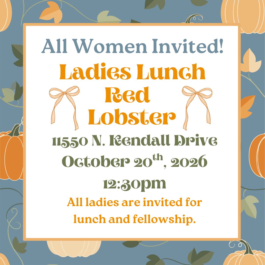 Ladies Lunch at Red Lobster - October 20 at 12:30pm
