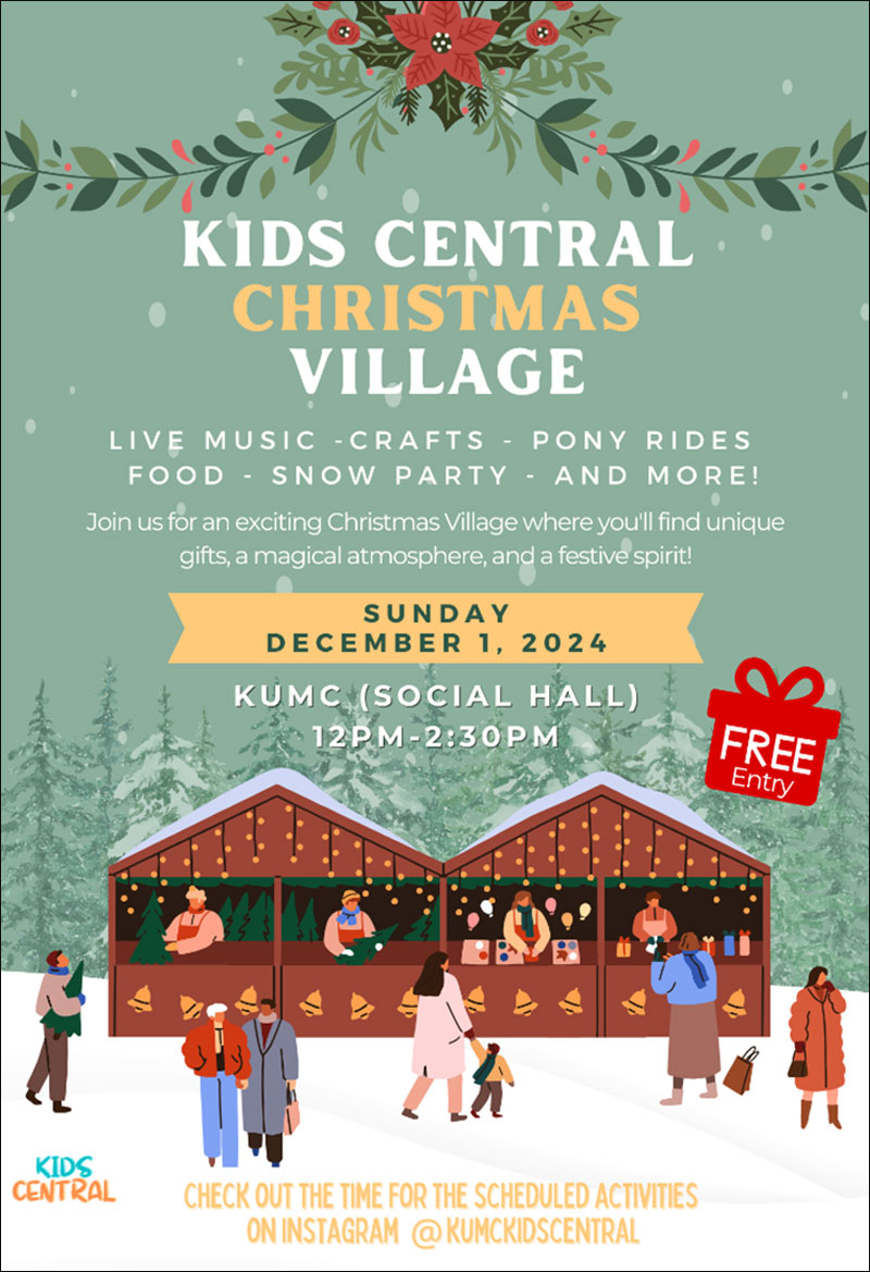 Kids Central Christmas Village