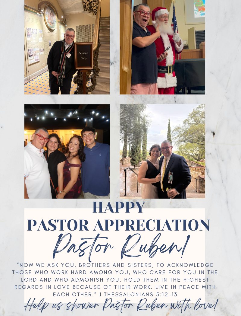 Pastor Appreciation - Pastor Ruben