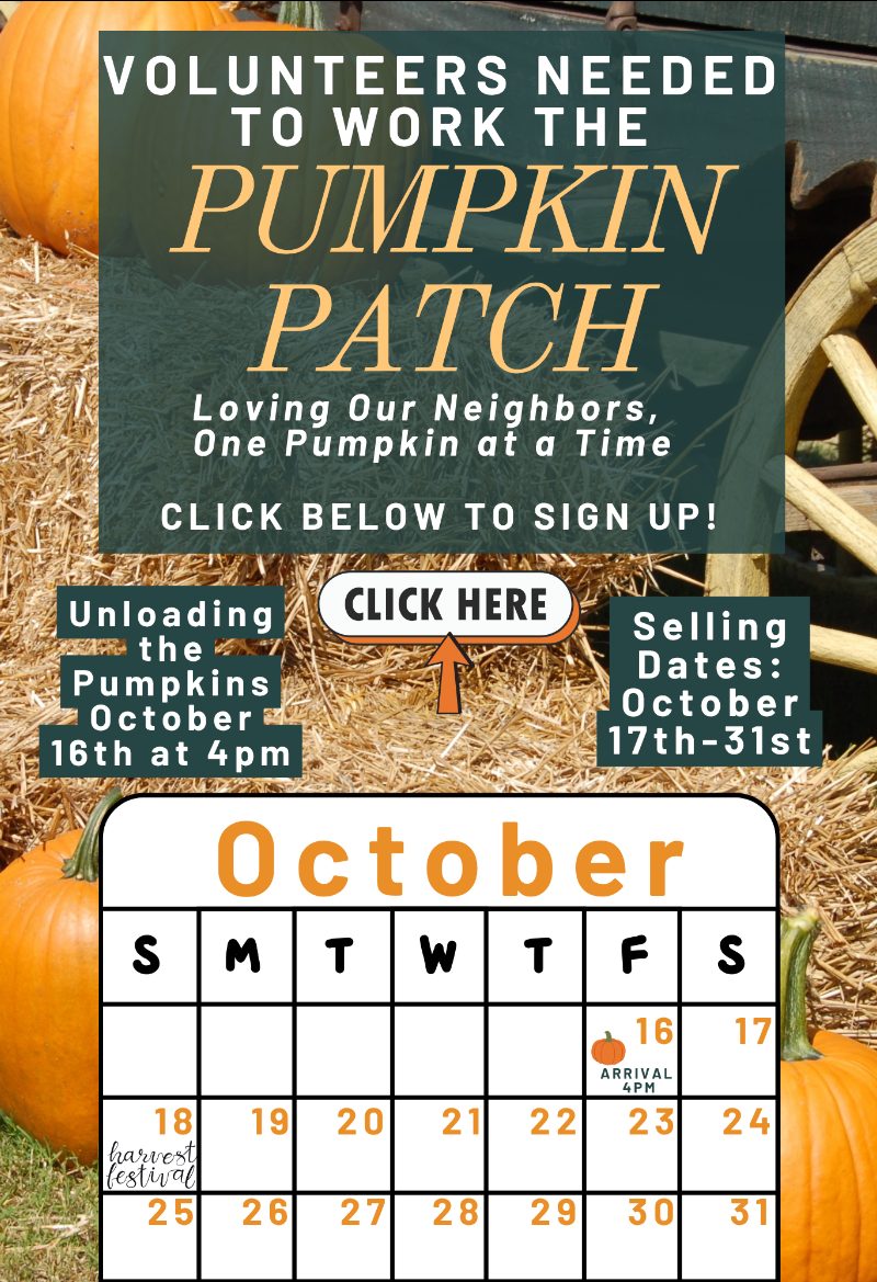 KUMC Pumpkin Patch - October 17 through 31