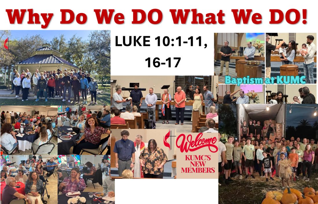 Why Do We Do What We Do? - Luke 10:1-11, 16-17