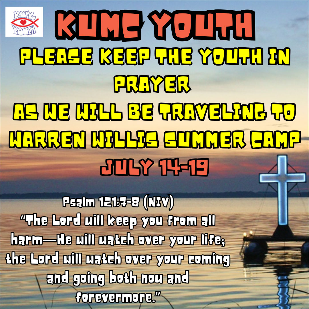 Pray for Youth Group Travels